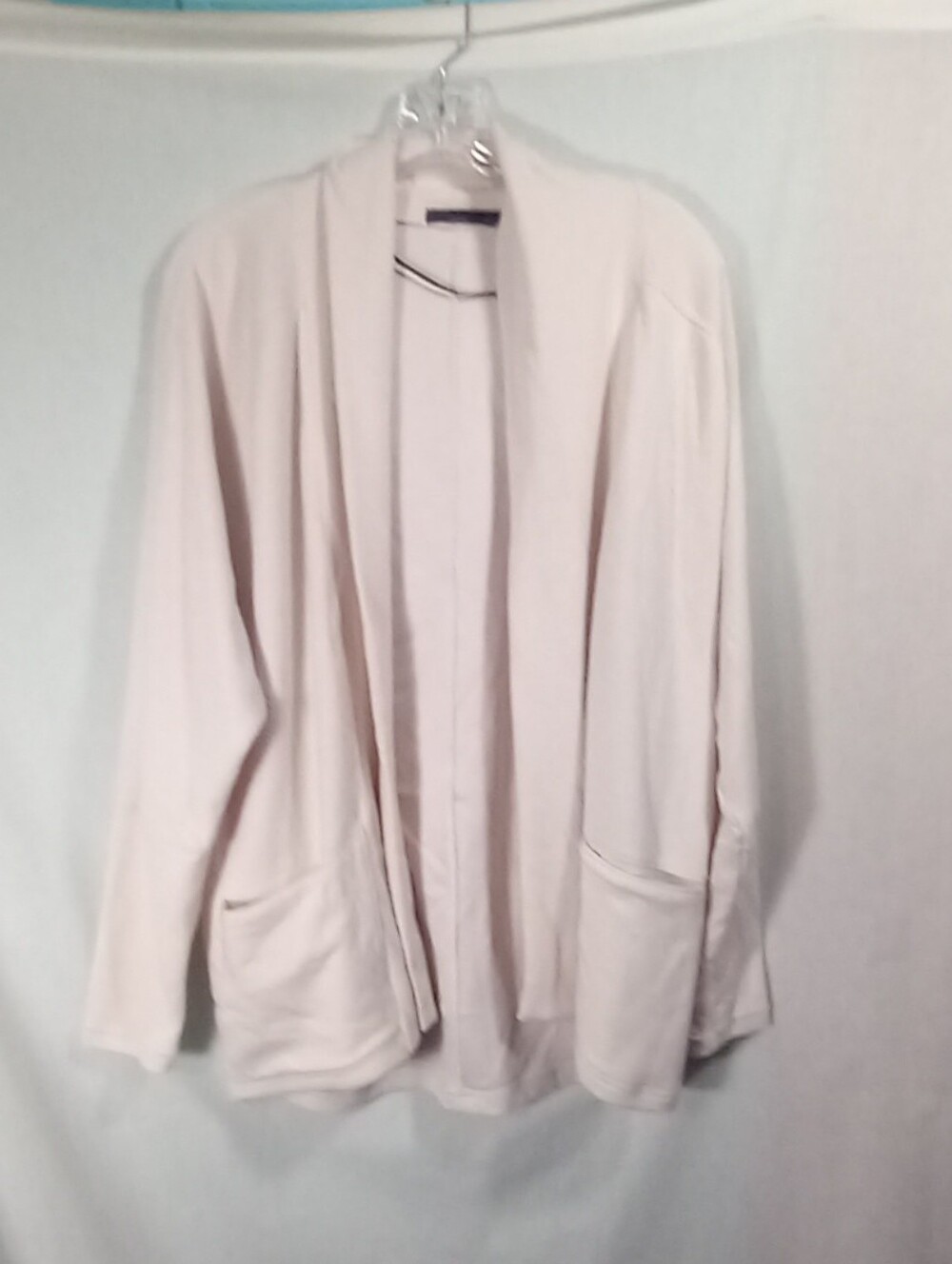 Prana Creme Open Front Cardigan Size M